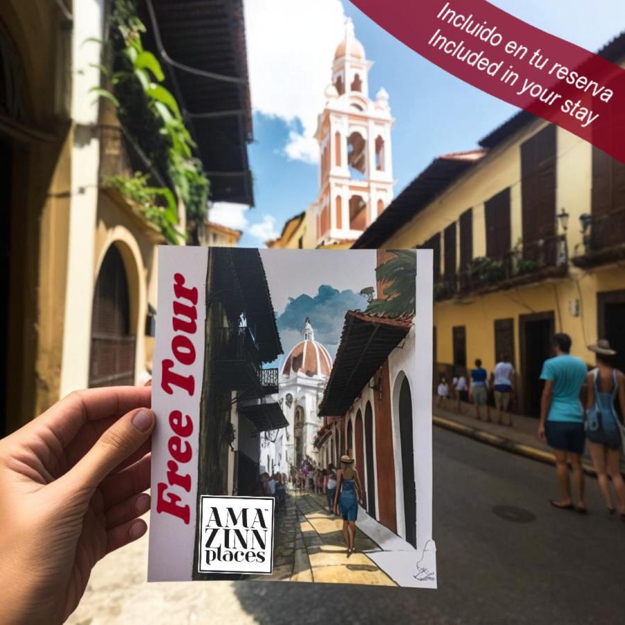 Amazinn Places Casco Viejo Pink Desing And Pool IX Panama City Eksteriør billede